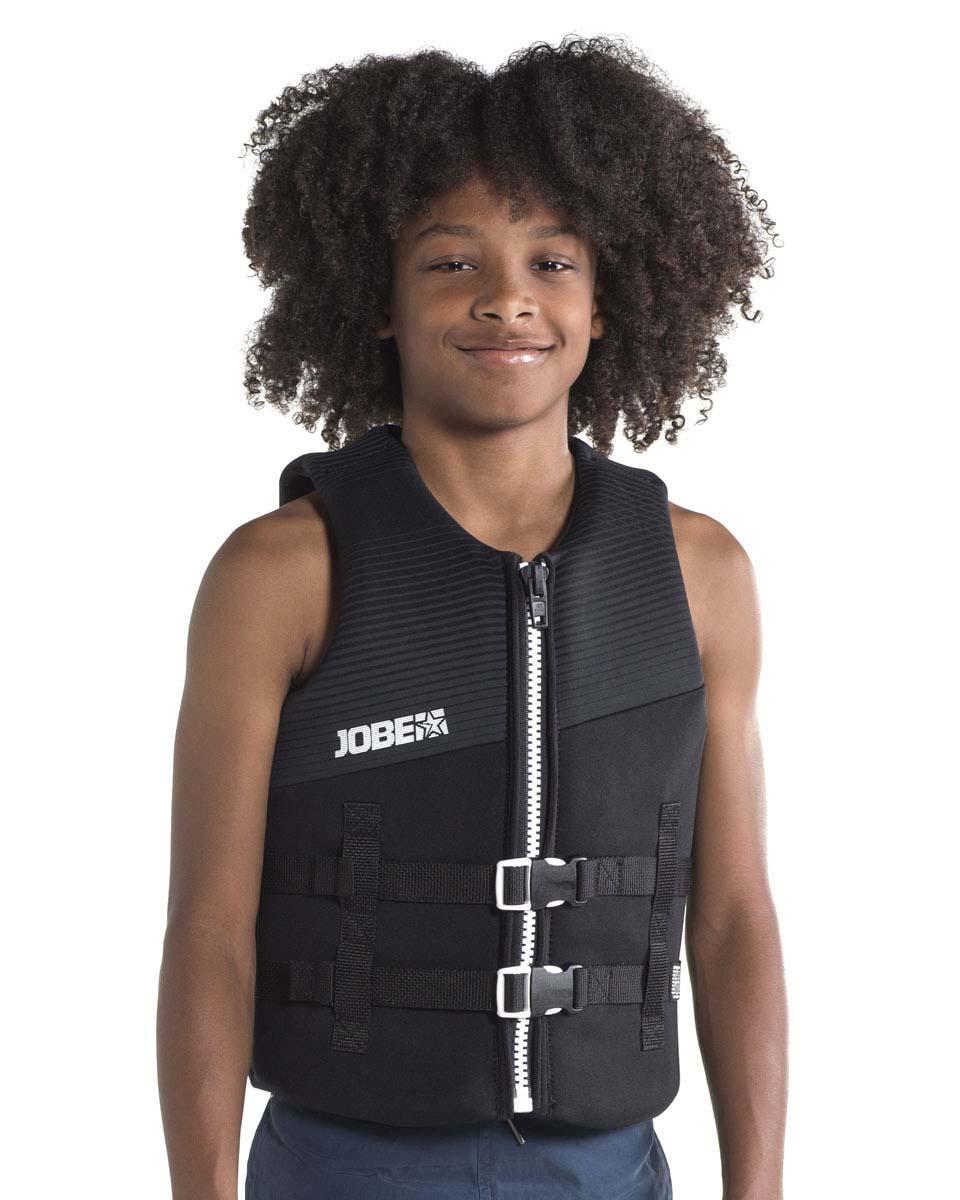JOBE Neopren Vest Kids Neo Vest Kinder Schwimmweste Neoprenwest black Life Vest