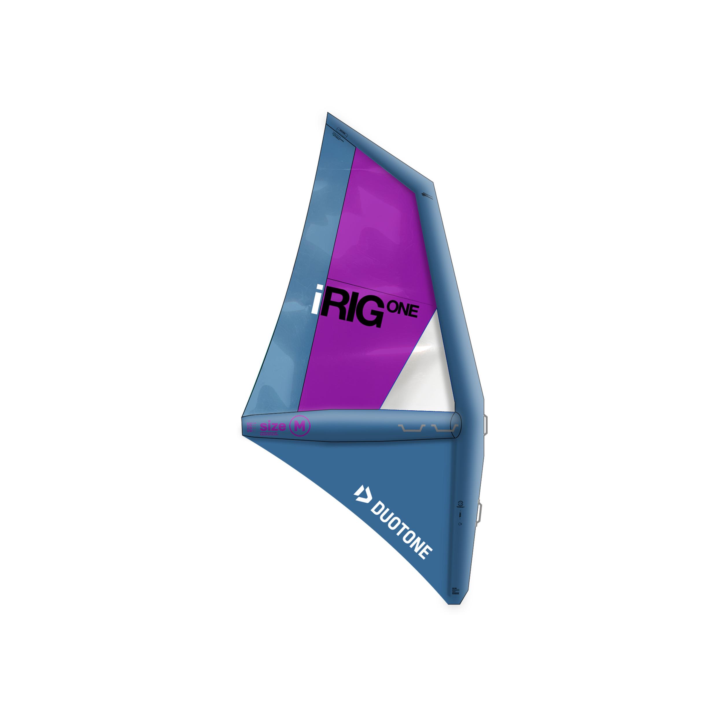Duotone iRIG One aufblasbares Windsurfrigg komplett für StandUp Paddle iSUP - Groesse: M blue (140-170cm)