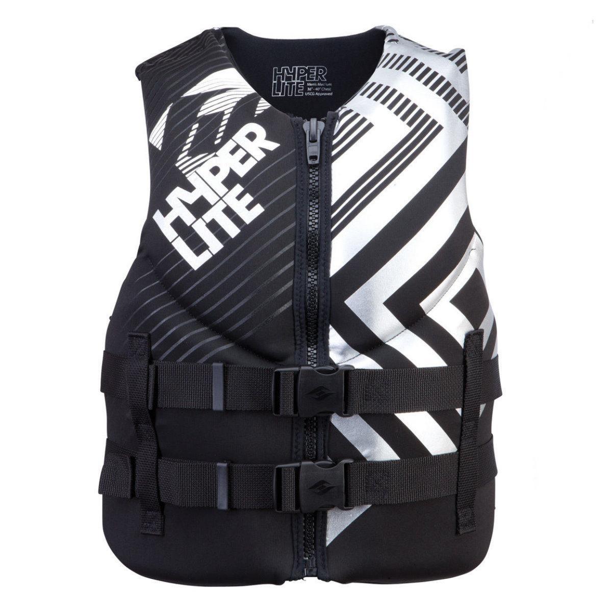 HYPERLITE Neo Vest Neoprenweste Schwimmweste Prallschutzweste black - Groesse: 3XL (130-140)