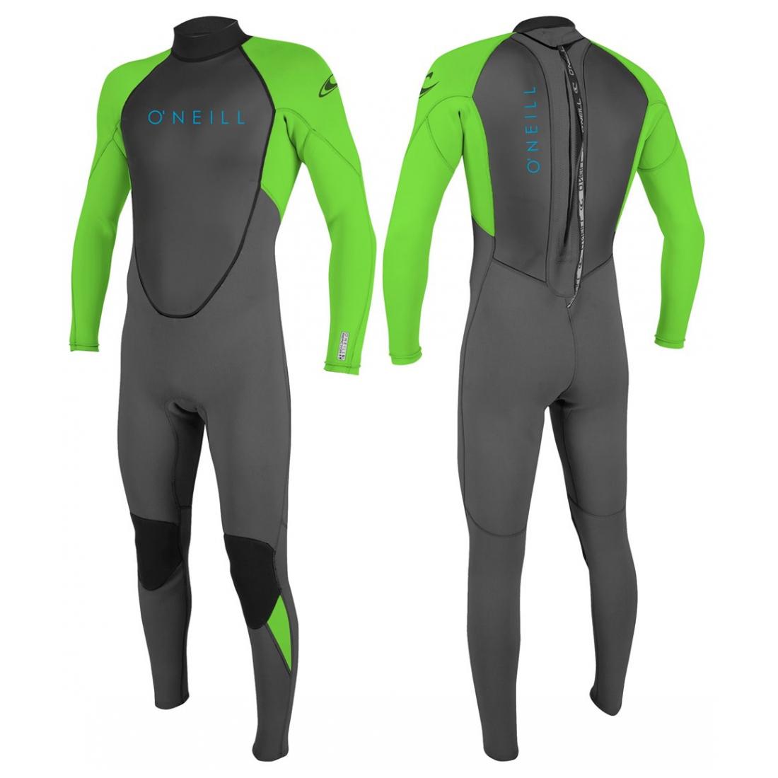 O'NEILL Youth REACTOR-2 3/2 BackZip Kinder FullSuit Neoprenanzug Wetsuit Dayglo