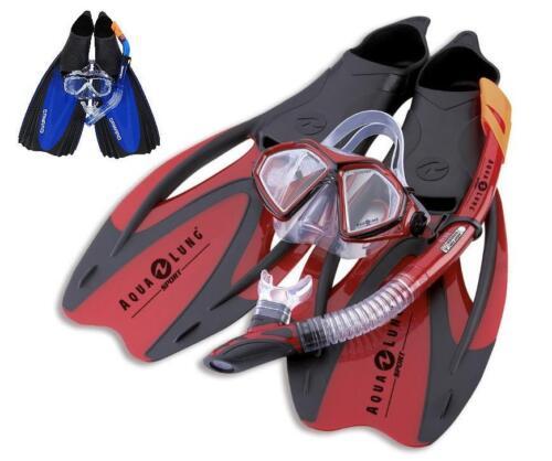 Aqualung Camaro Tauchset Proflex X rot Gr. 38-46 Maske, Flossen,Schnorchel