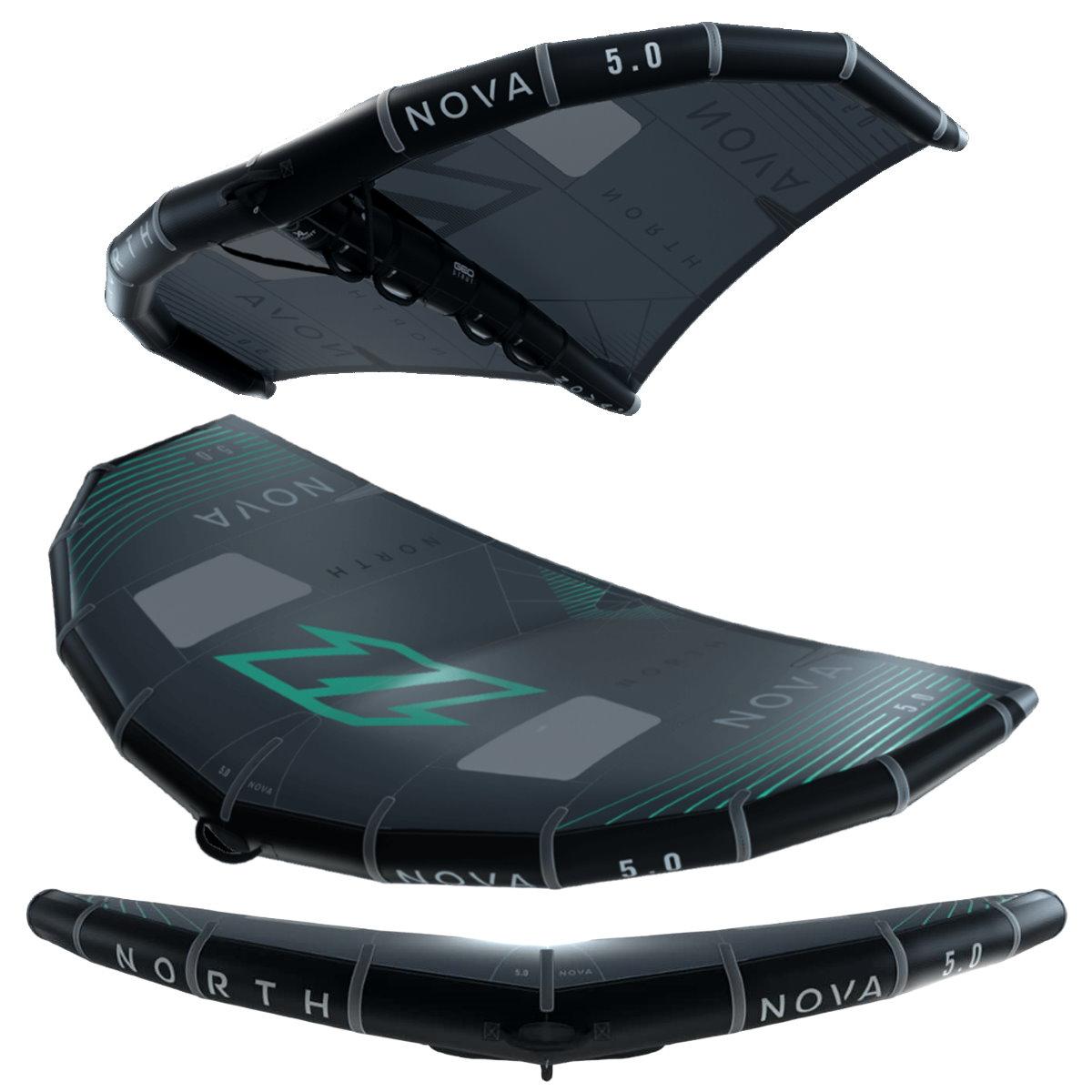 NORTH NOVA WING SAIL KITE Surf Foil Segel Windsegel Sup Flügel 4,2qm