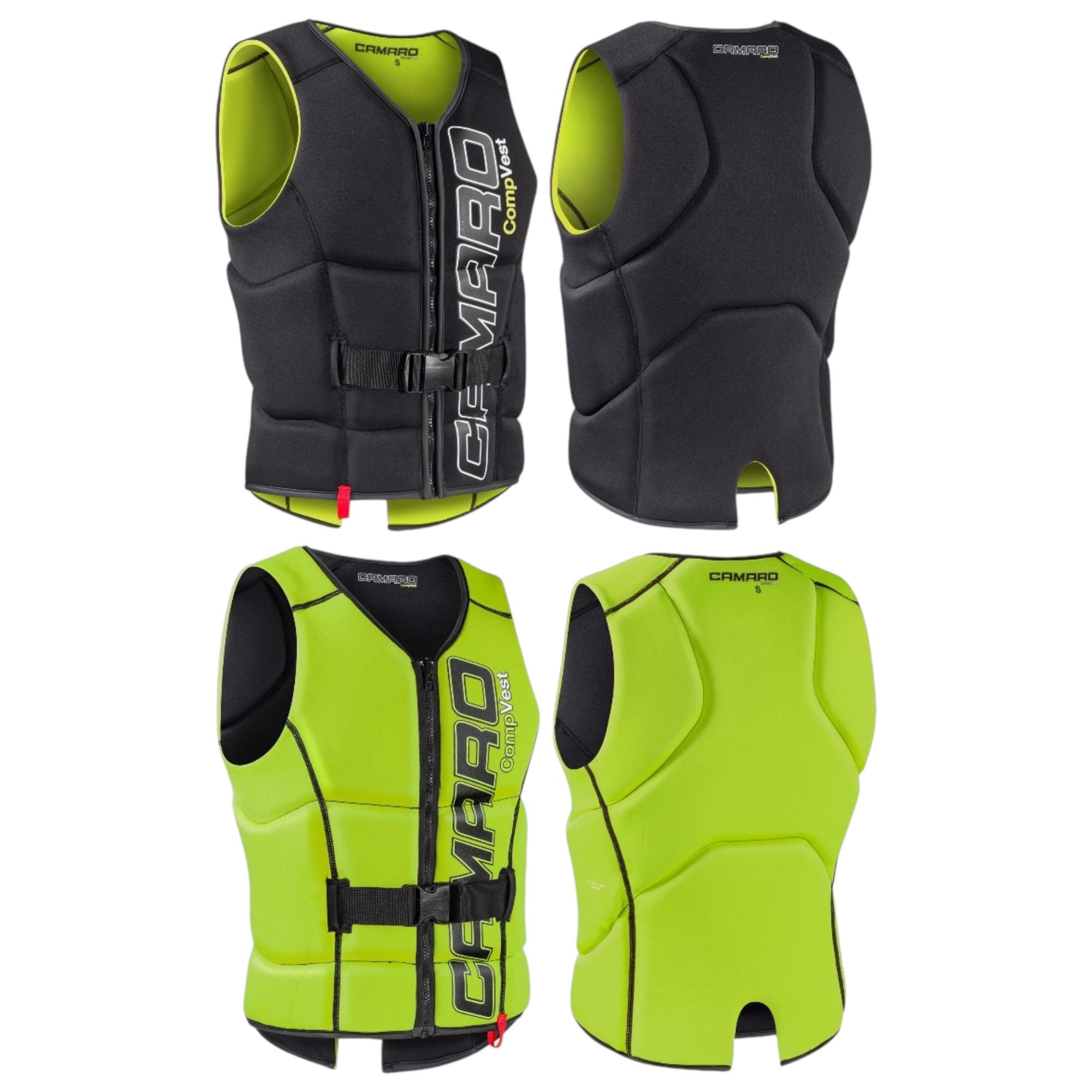 CAMARO Comp Neopren Prallschutzweste Wakeboard Jetski Wasserski SUP Impact Weste