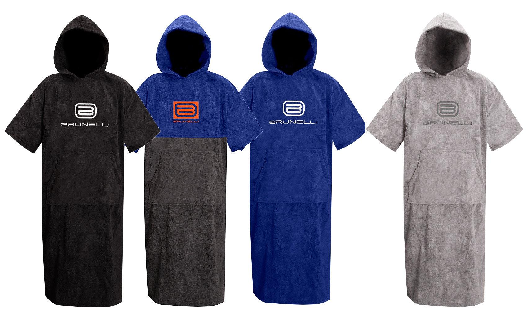 BRUNELLI Poncho Herren Damen Überzieher Wakeboard Kite Surfen
