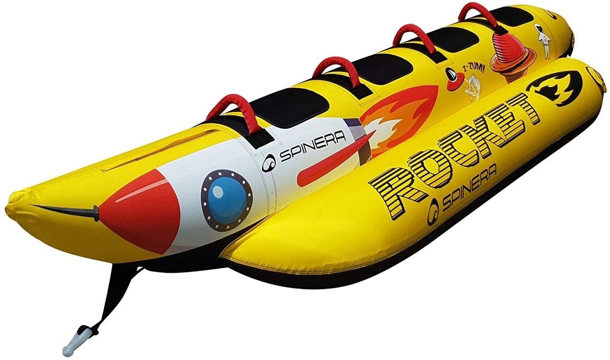 SPINERA Rocket 4 Personen Banane Tube Wasserring Wasserreifen Towable aufblasbar