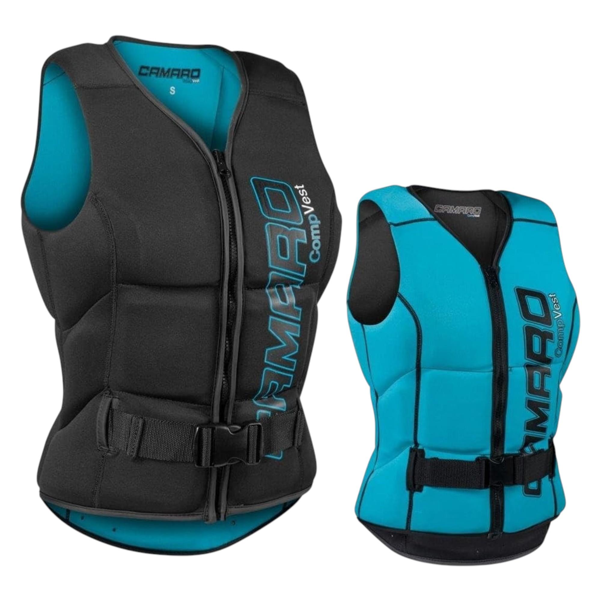 Camaro Damen Comp Slasher Neopren Prallschutz Weste Wakeboard Kite Wasserski Body Shield
