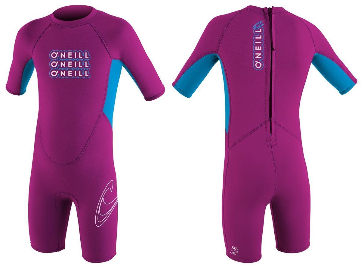 O'Neill Shorty Toddler Reactor Kinder Neoprenanzug pink/tahit