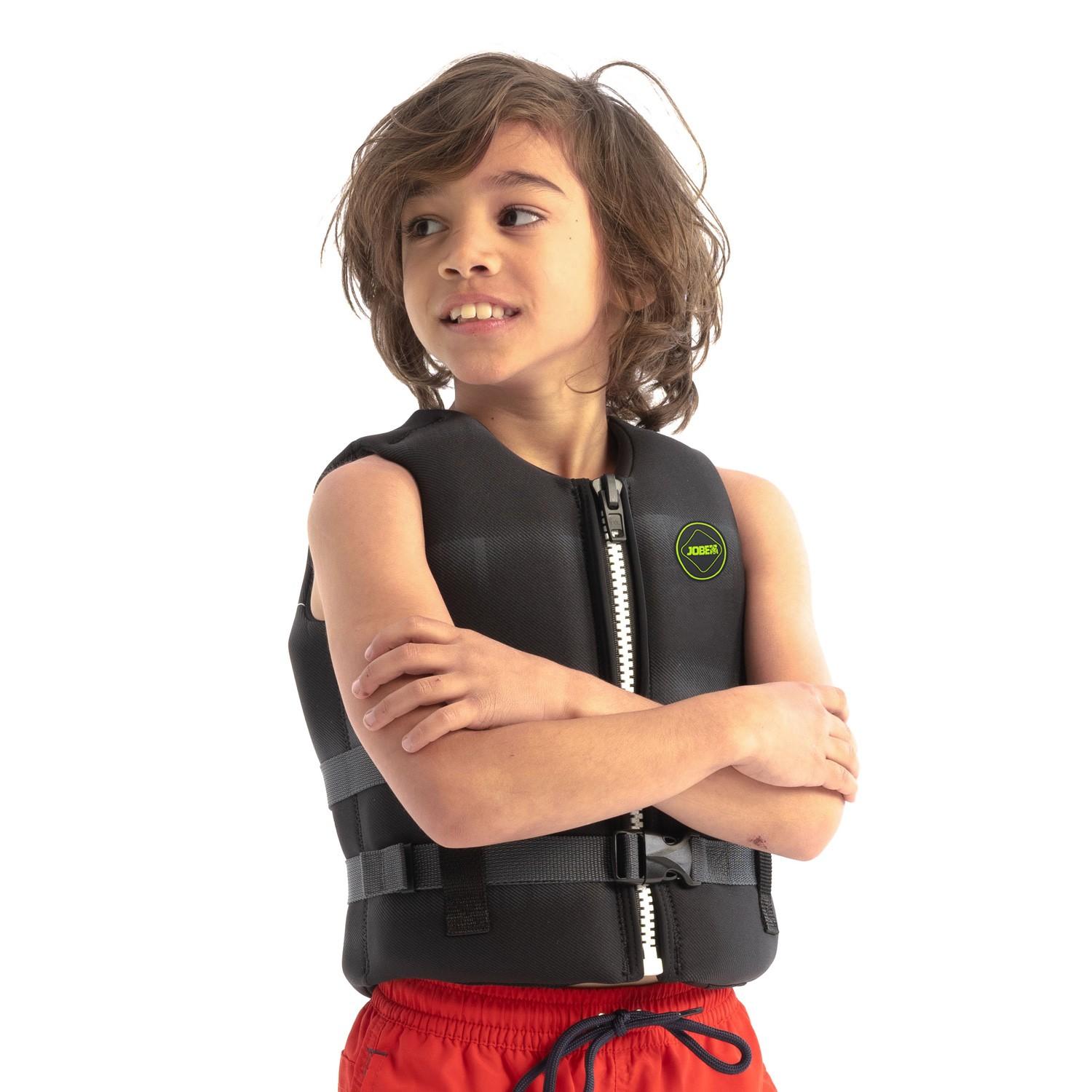 JOBE Neopren Vest Kids Neo Vest Kinder Schwimmweste Neoprenwest black Float Vest