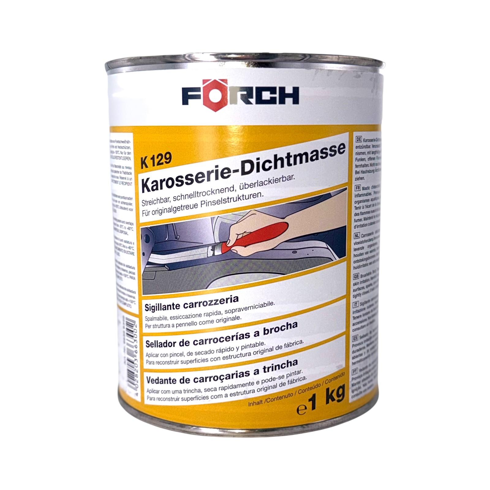 FÖRCH Karosserie-Dichtmasse K129 schnelltrockend streichbar überlackierbar 1kg