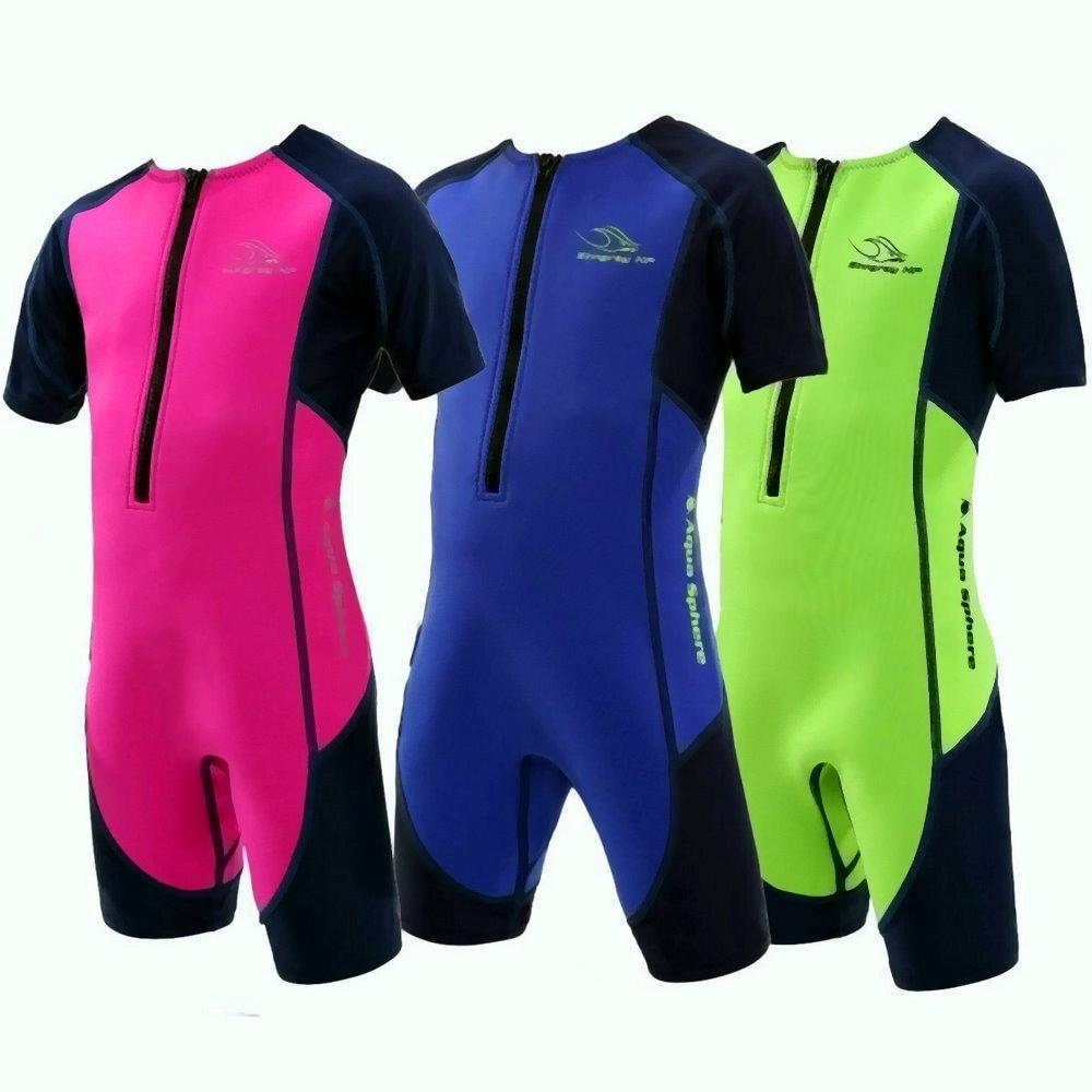 Aqua Sphere STINGRAY Kinder UV Shortie Badeanzug Neopren Shorty alle Varianten Spring Suit
