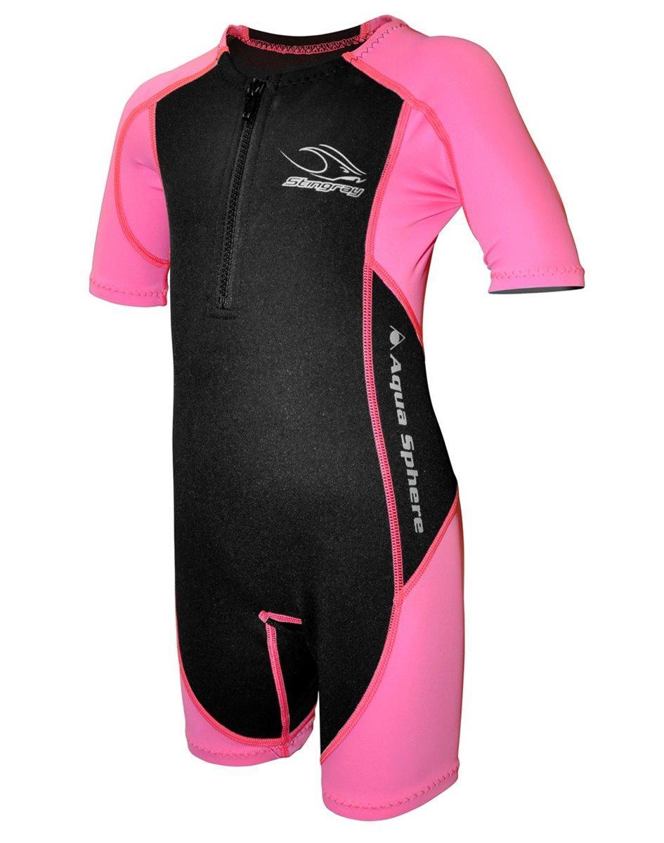 AQUA SPHERE Stingray Kinder Neopren Shorty Pink Shorty - Groesse: XS (2)