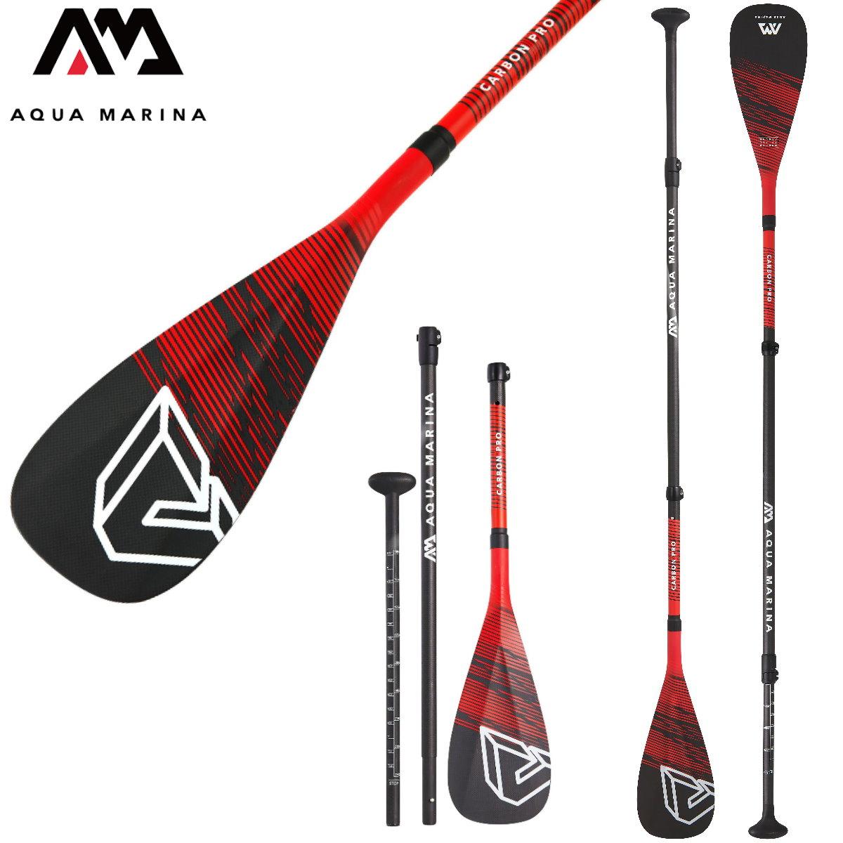 Aqua Marina CARBON PRO SUP Paddel Stand up Paddle 3-teilig super leicht 750g