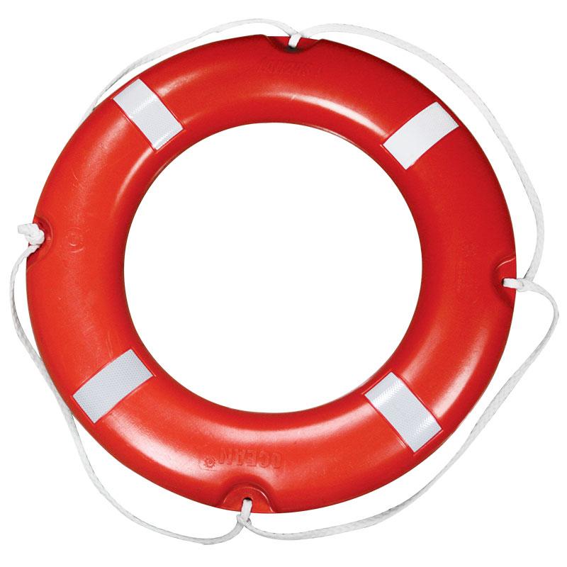 Rettungsring SOLAS/MED-MER Retroreflektierendem Band Wurfring Boot Ø73cm 2,5Kg
