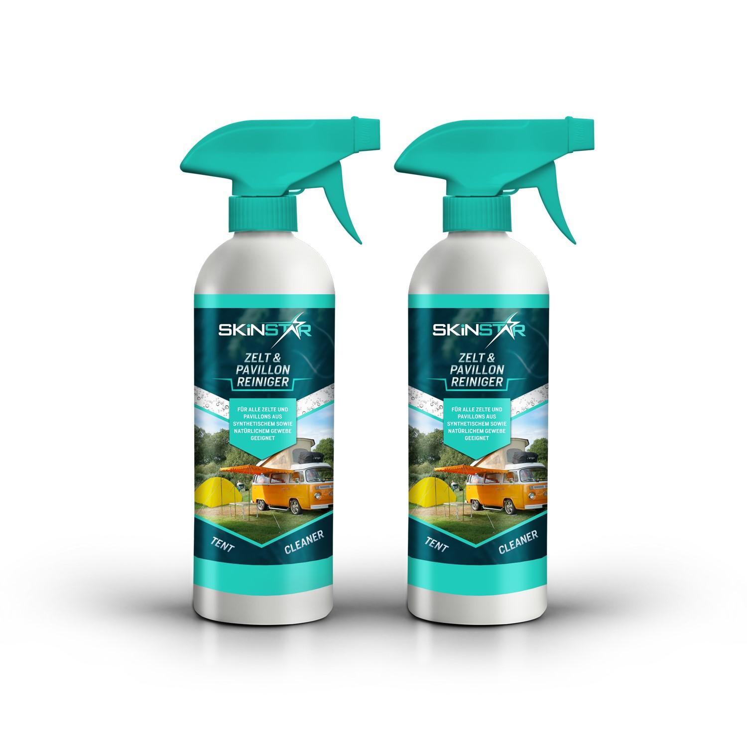 SkinStar Zelt & Pavillon Reiniger 1L Schmutz Tiefenreiniger Tent Cleaner Doppelp