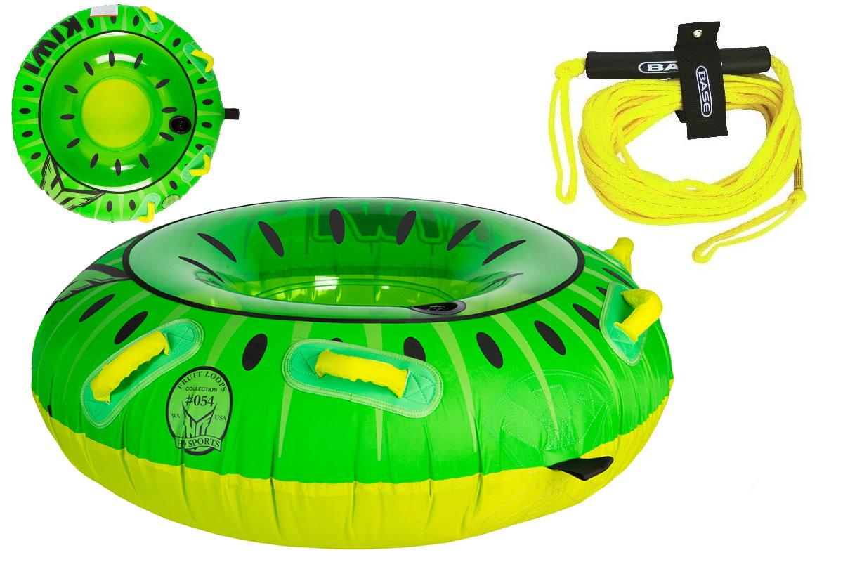 HO KIWI Tube Package Towable Schleppring Reifen für 1 Person mit Zugleine