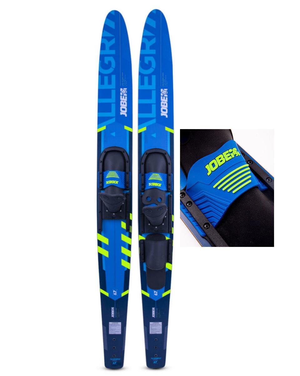 Jobe Allegre 67 Combo Wasserski Ski Paarski blau
