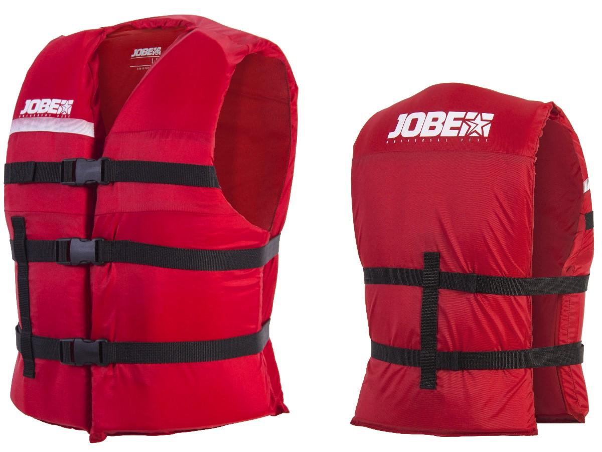 Jobe Universal Vest Nylon Unisex Schwimm Boots Jetski Wakeboard Wasserski Weste red