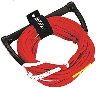 Base Sports Wasserskileine 2 Section Wasserski Leine Wakeboard Seil mit Hantel R