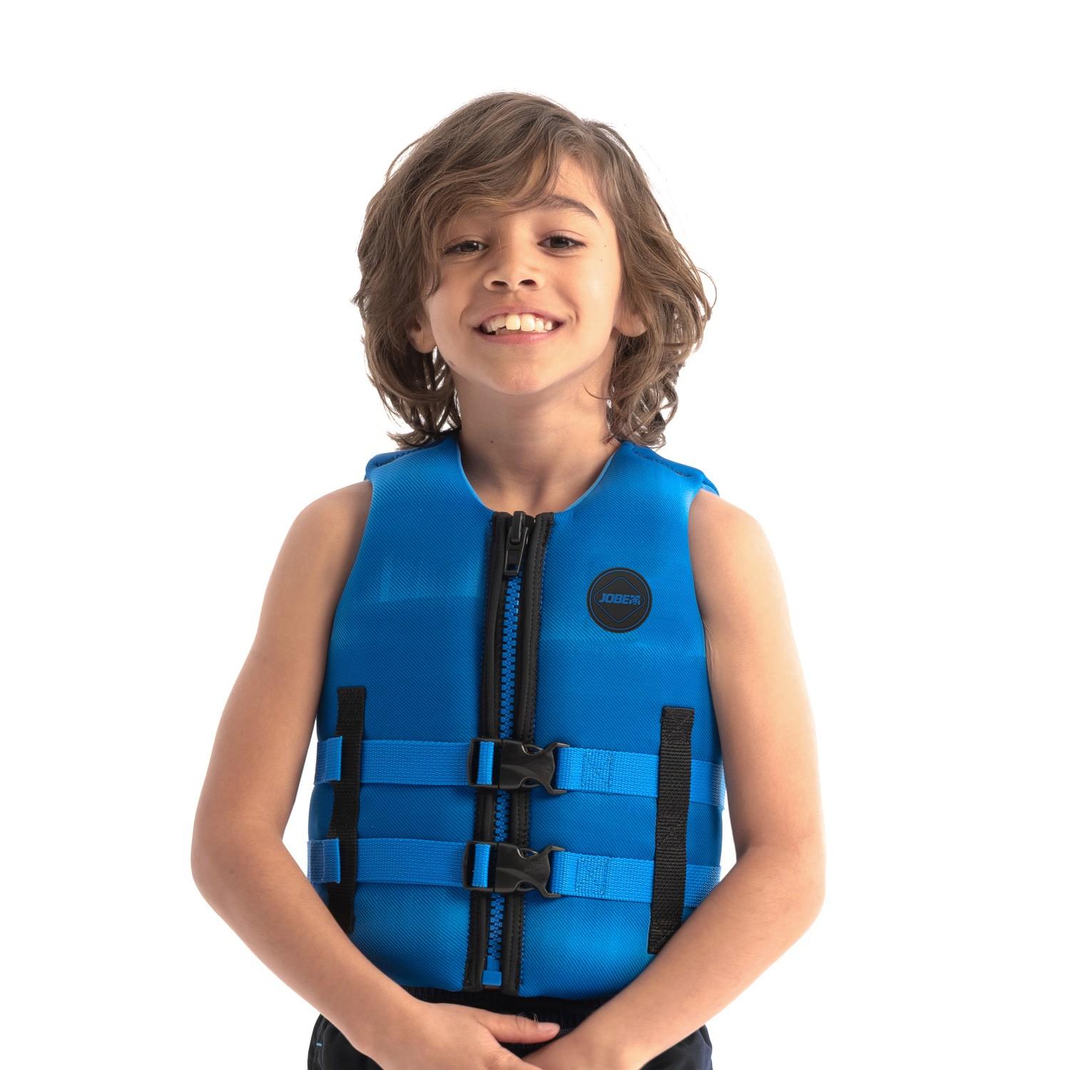 JOBE Neopren Vest Kids Neo Vest Kinder Schwimmweste Neoprenwest blue Float Vest