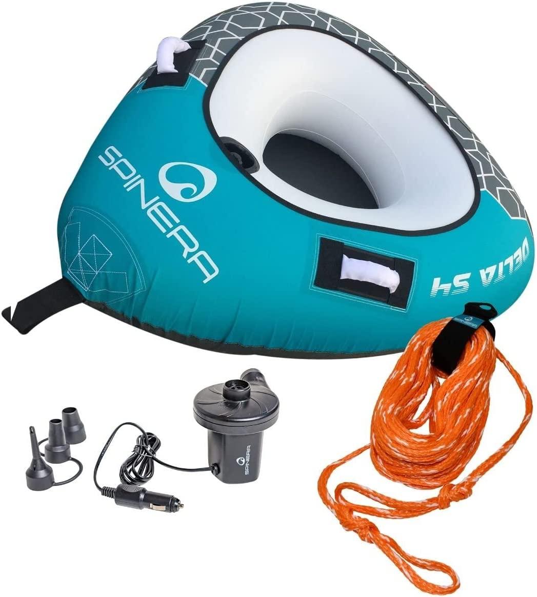 SPINERA DELTA Package Towable Dreiecks Tube für 1 Person Reifen Schleppring Ring