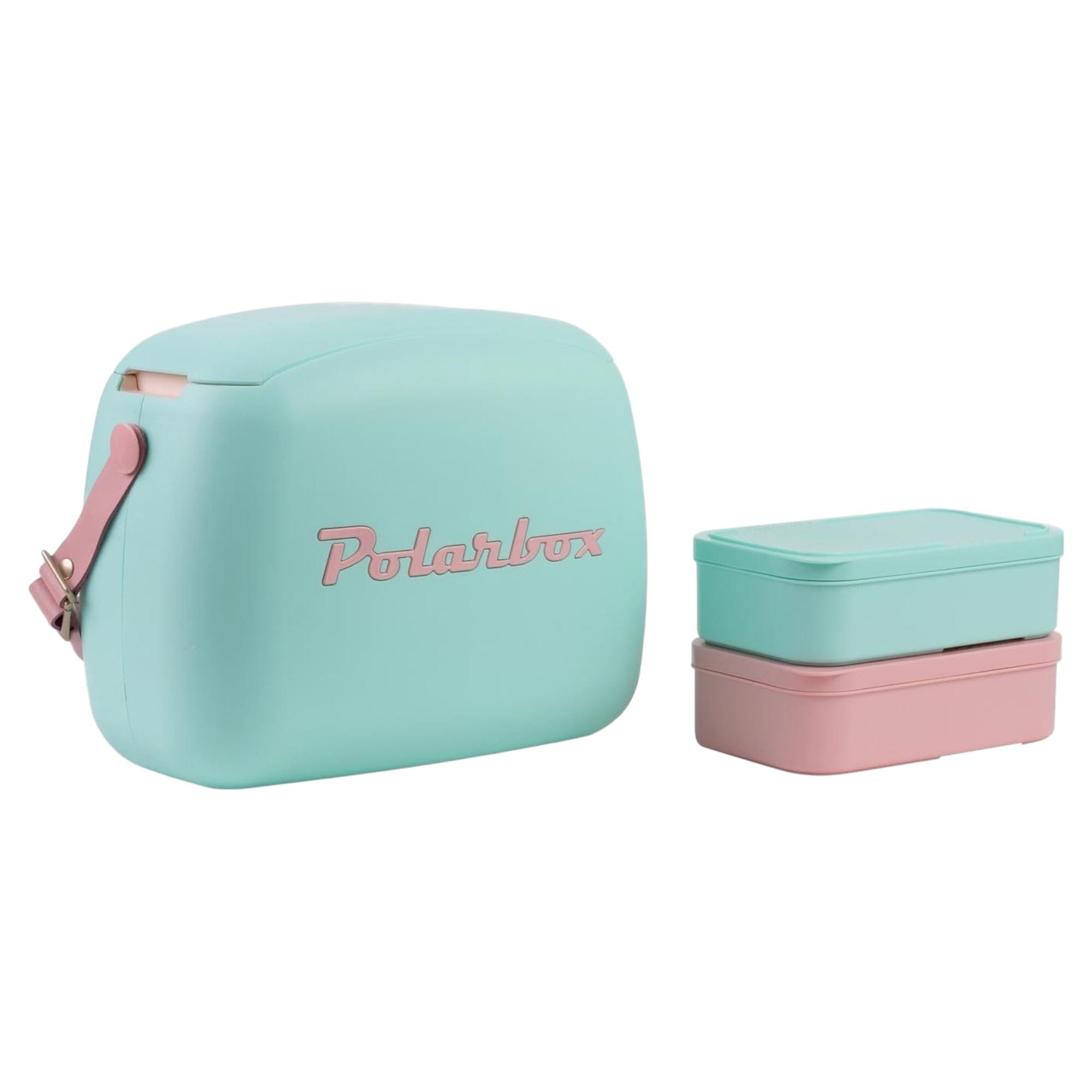 Polarbox CoolerBag 6L Kühlbox mit 2x1L Lunchboxen  Kühltasche leicht & stylisch