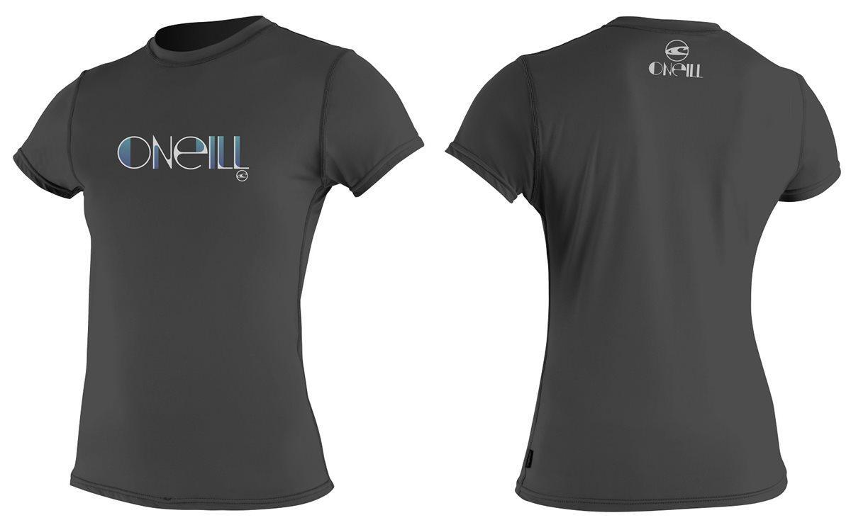 O'Neill Damen Rash Tee Skins S/S Sonnenschutz Lycrashirt Black