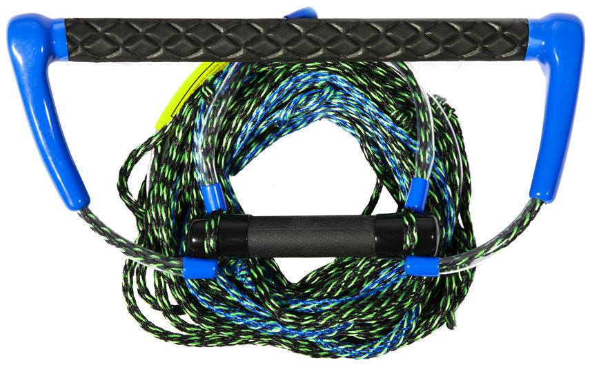 Jobe Tow Hook Handle Wakebord Kneeboard Wasserski Hantel und Leine blue