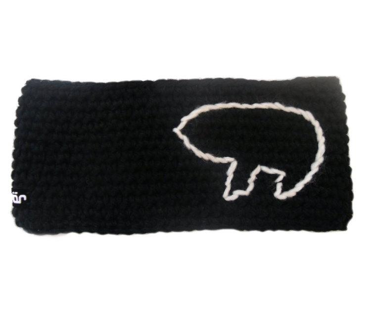 Eisbär Stirnband Jaysta Schwarz