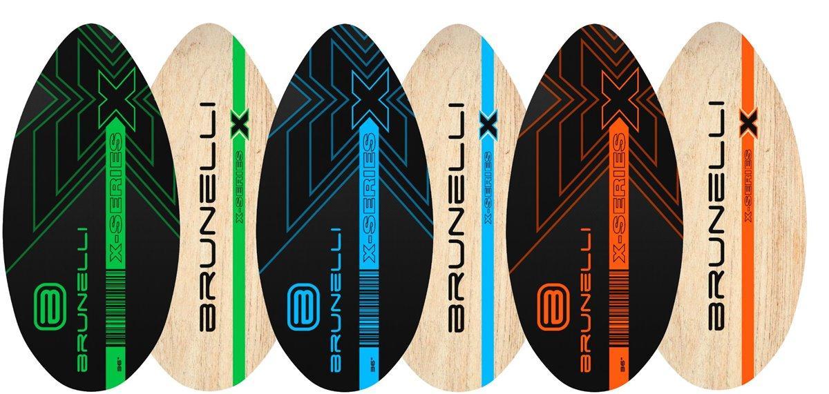 Skimboard BRUNELLI Holz Beach Wood Skim Board