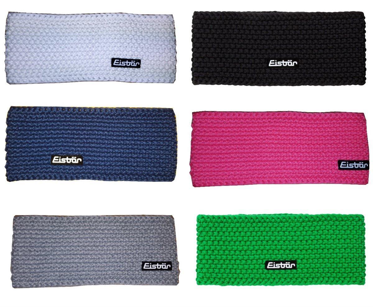 Eisbär Jamies Damen Stirnband Jamies Pink Schwarz Grau blau weiss - Farbe: schwarz