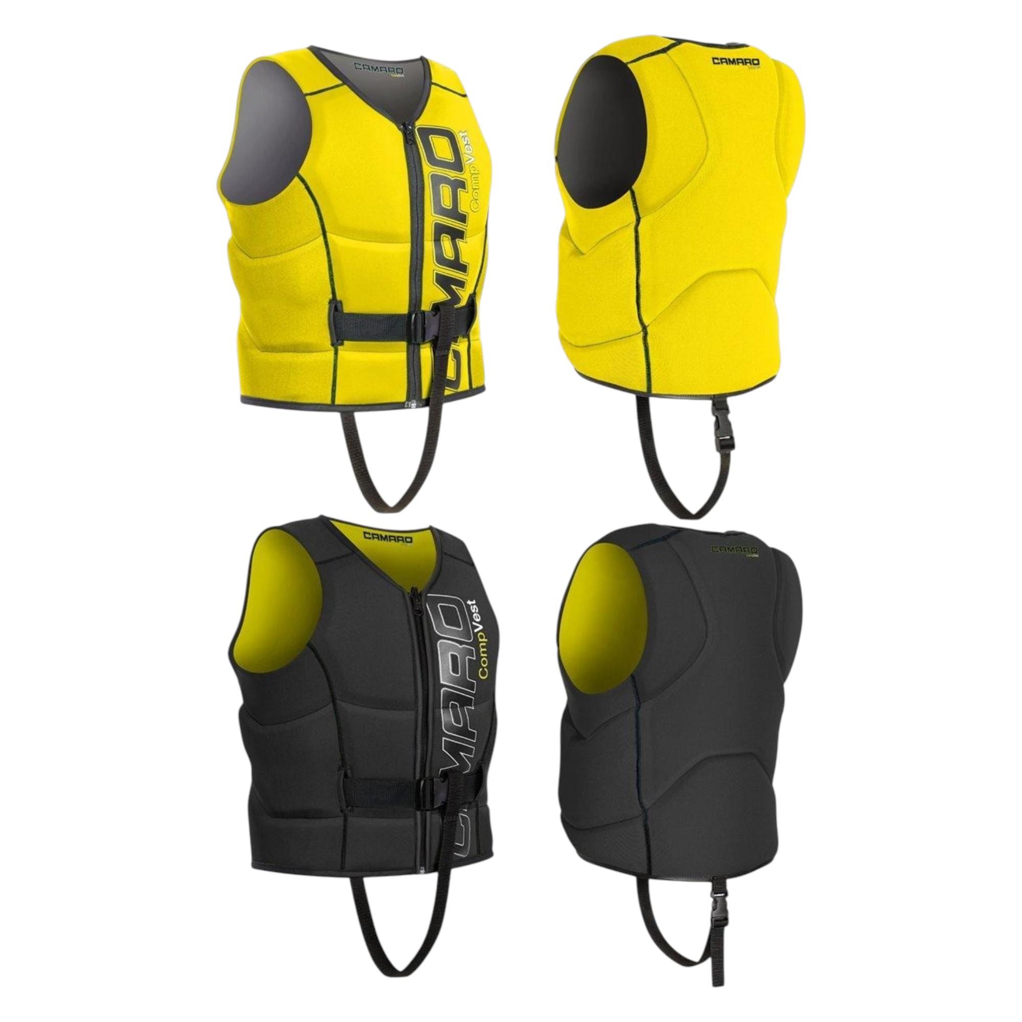 CAMARO Comp Vest Kinder Neoprenweste Auftriebweste Schwimmhilfe Prallschutz gelb