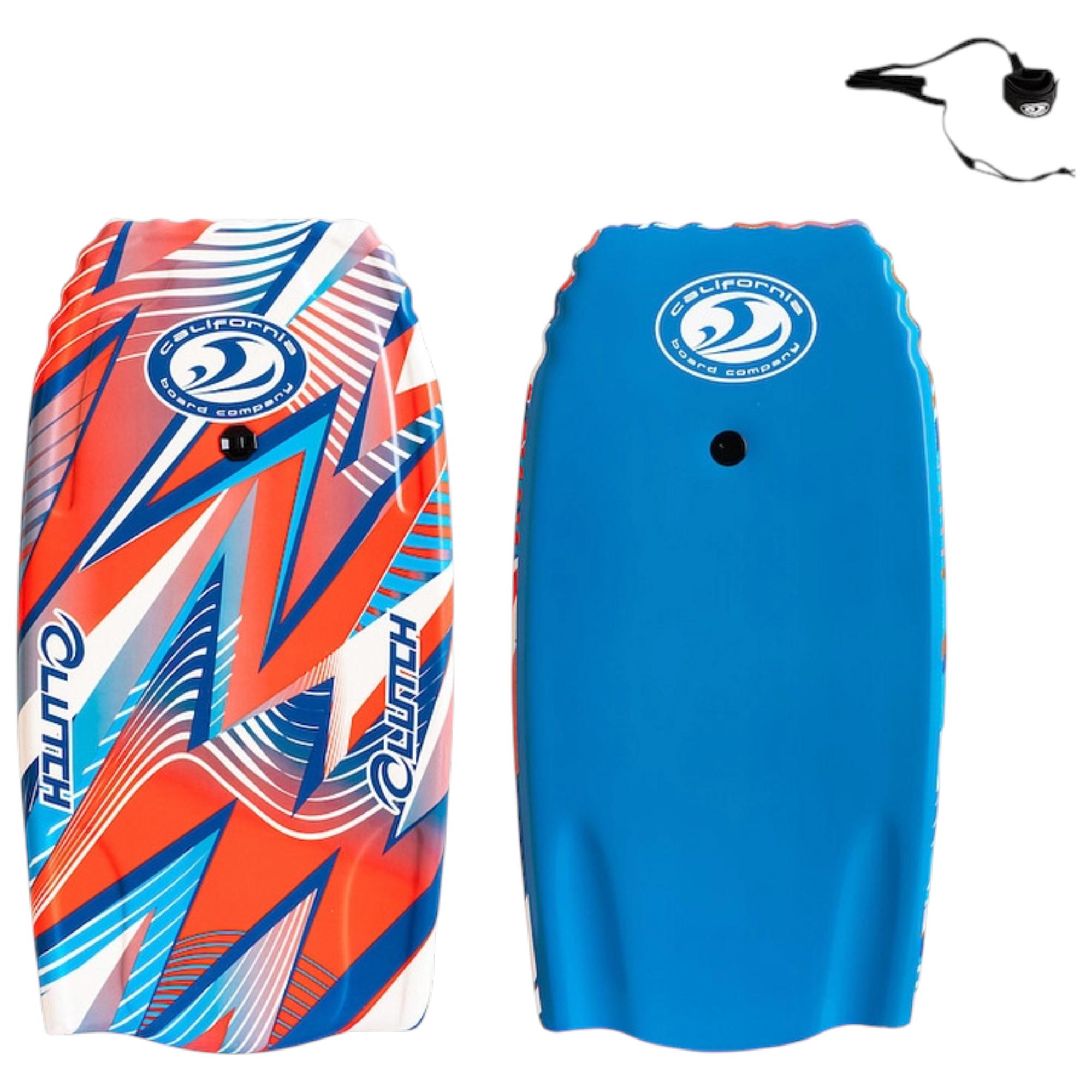 CBC CLUTCH Bodyboard 37 Zoll Surfboard Bodysurfen Wassersport Leash