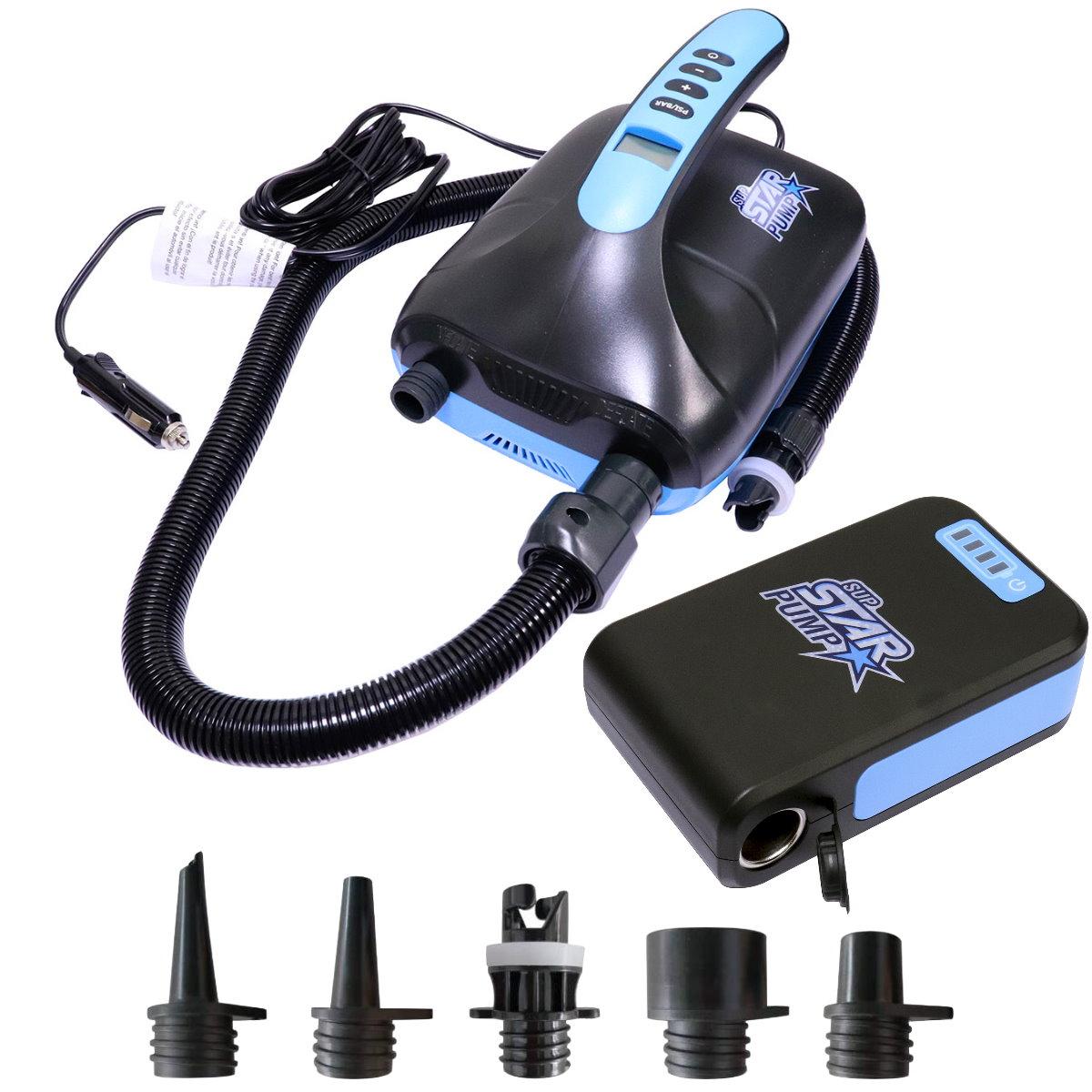 SkinStar 8 SUP Pump 12V Super Electric Pump E-Pumpe mit Akku Powerbank