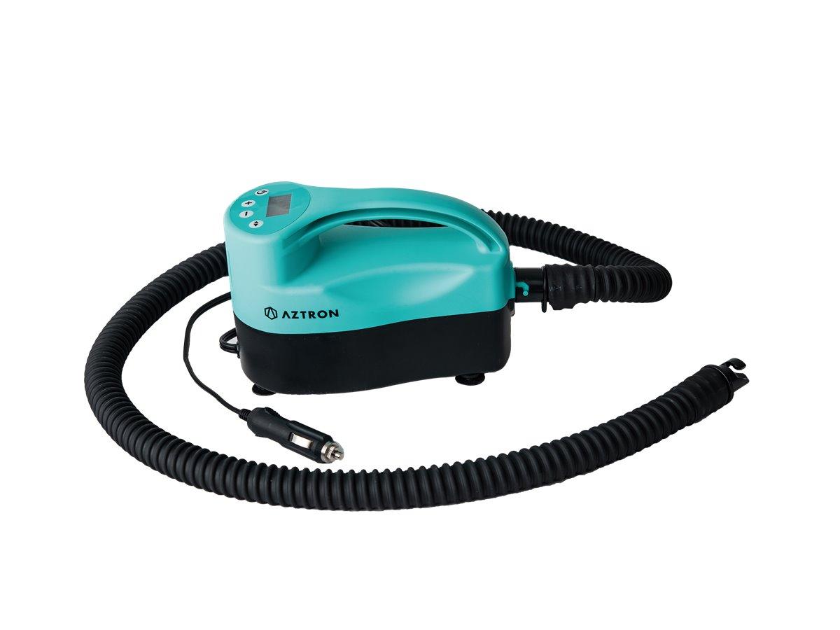 AZTRON Super Elektrische Luftpumpe SUP Pumpe E-PUMP Hochdruckpumpe 12 Volt