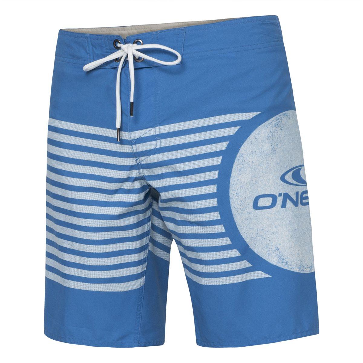 O'Neill PM Santa Cruz Panel Boardies Boardshort Shorts Blue Aop