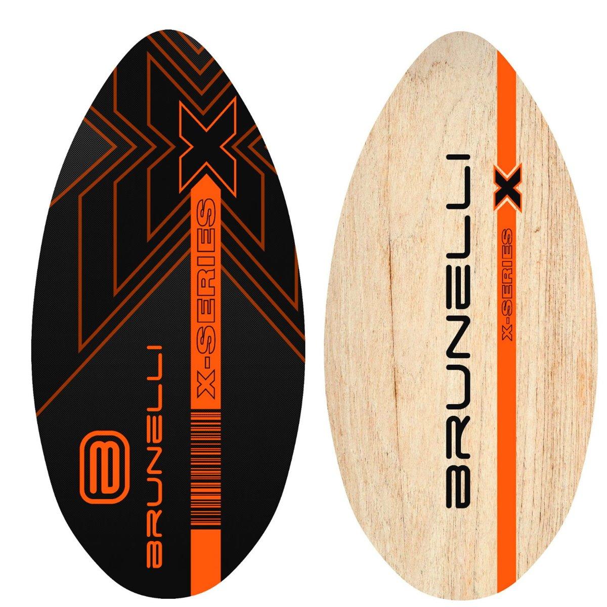 BRUNELLI Skimboard Holz Beach Wood Skim Board 41 (104cm) orange
