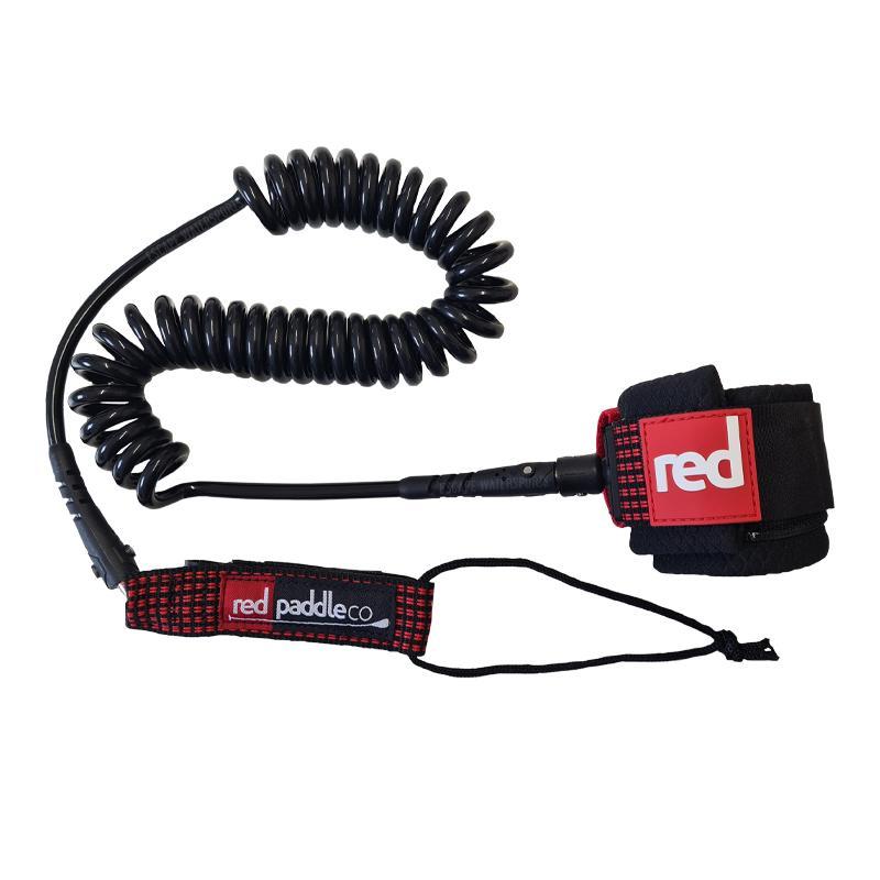 Red Paddle Paddle Board Leash 10 ft Stand up Paddle Knöchel-Manschette für SUP - Größe: Coiled Leash