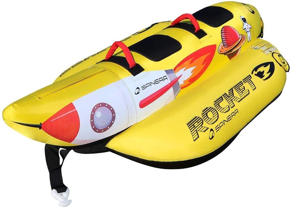 SPINERA Rocket 2 Personen Banane Tube Wasserring Wasserreifen Towable aufblasbar