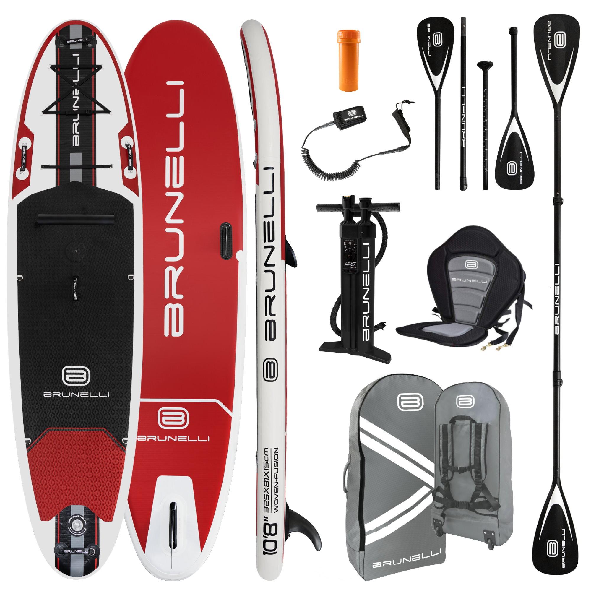 BRUNELLI 10.8 Windsurf Woven X Fusion Double Layer SUP Board Stand Up Paddle Set SUP Board